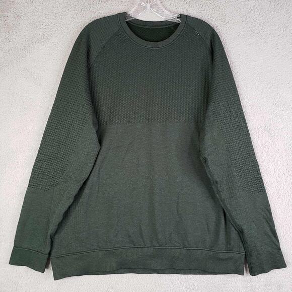 LL Bean Sweater Waterfowl Merino Wool Men’s Size L Large Quarter Zip Knit Blue - Picture 9 of 10